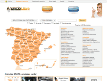 Tablet Screenshot of anunciolibre.net